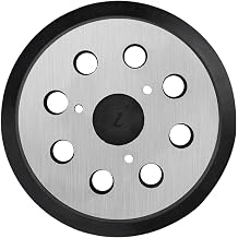 Sander Pad Replacement for Dewalt, 5" 8 Hole Hook and Loop Orbital Sander Metal Pads Compatible with DeWalt DW420 DW421 DW422 DW423 DW426 D26451 D26453 Random Orbital Sander 3 Screw Holes