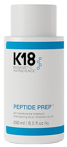 K18 K18 Peptide Prep Cleansing pH Maintenance Color Safe Shampoo für den täglichen Gebrauch, 8,5 Fl Oz - 250 ml (1er Pack)