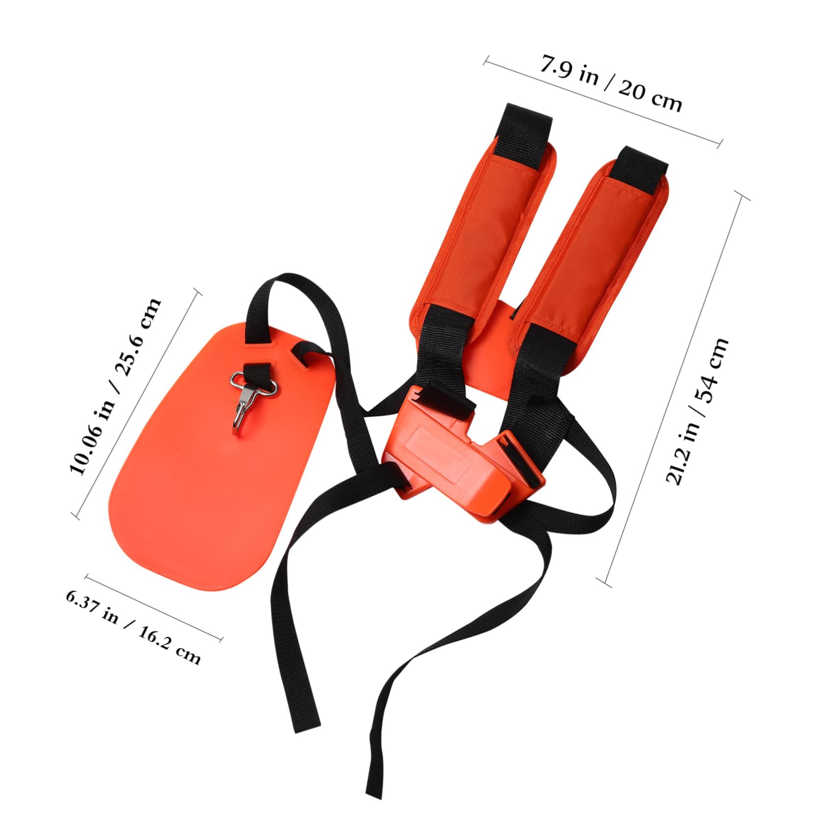 Parliky Adjustable Trimmer Strap for Lawn Mower Comfortable Shoulder Harness Wide Straps for Easy Carrying Trimmer Carrying Tools