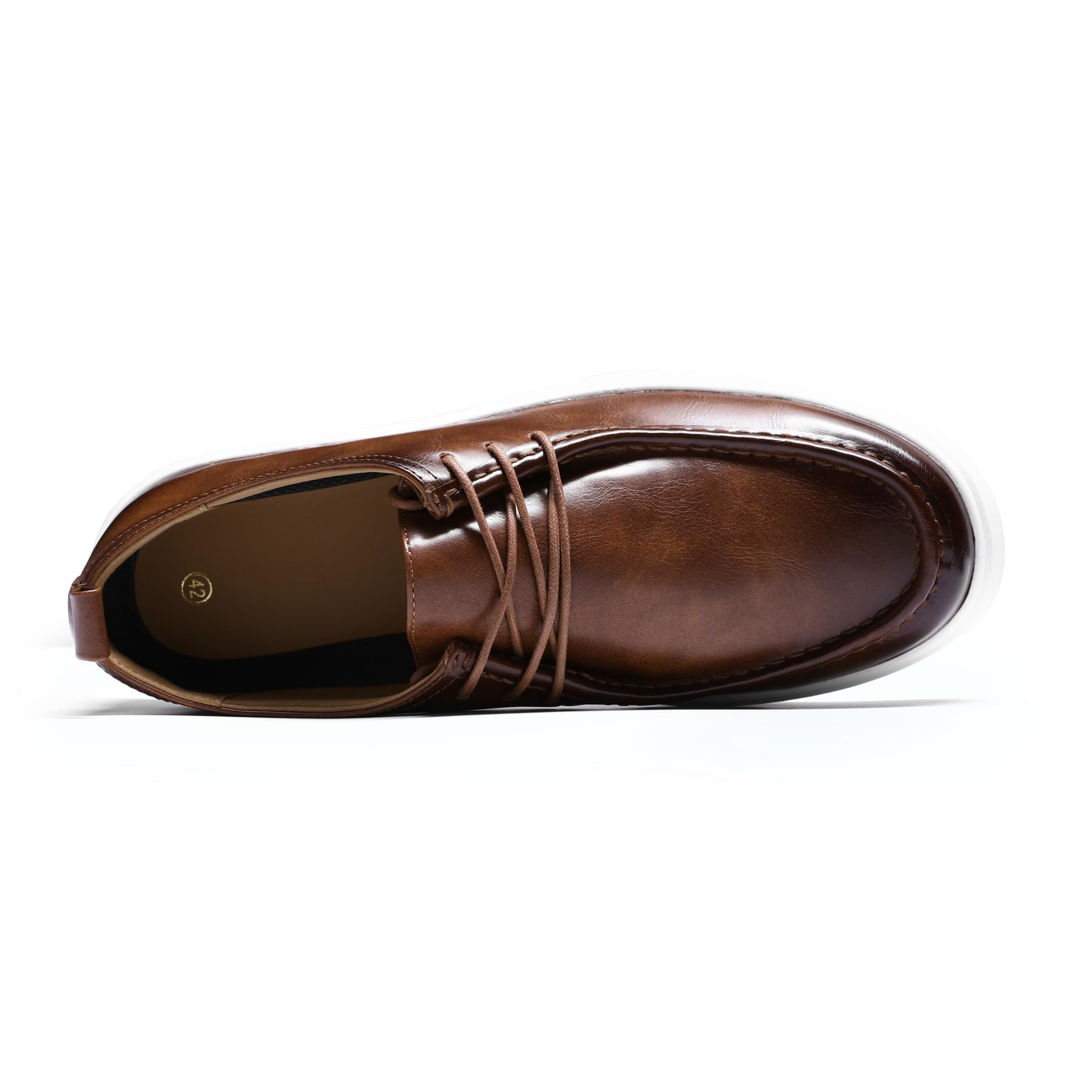 Allthemen Chaussures en Cuir Homme Casual Formal Derbies à Lacets Conduite Plat Comfort Oxford Élégant Léger