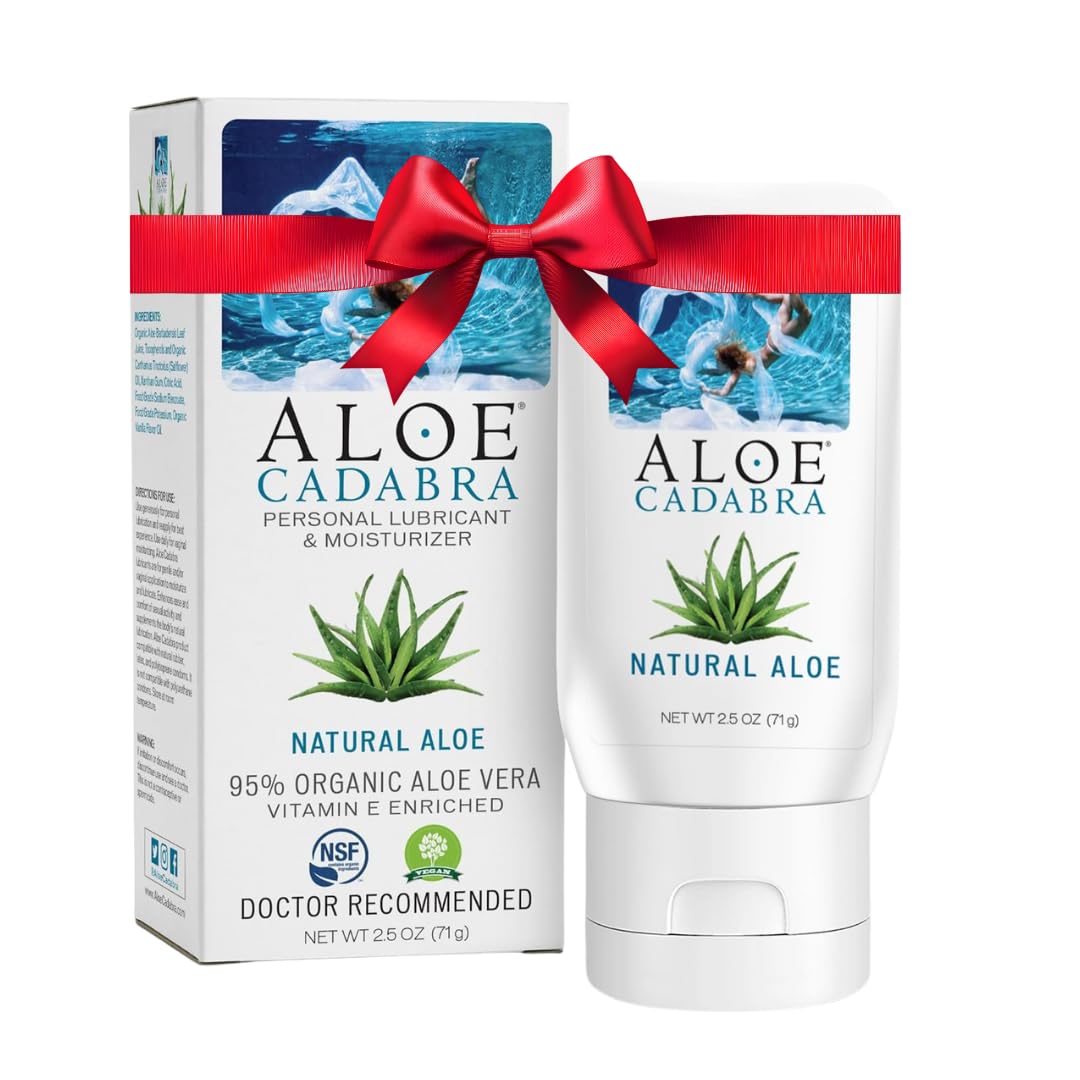Aloe Cadabra, Personal Lubricant, Natural Aloe, 2.5 oz