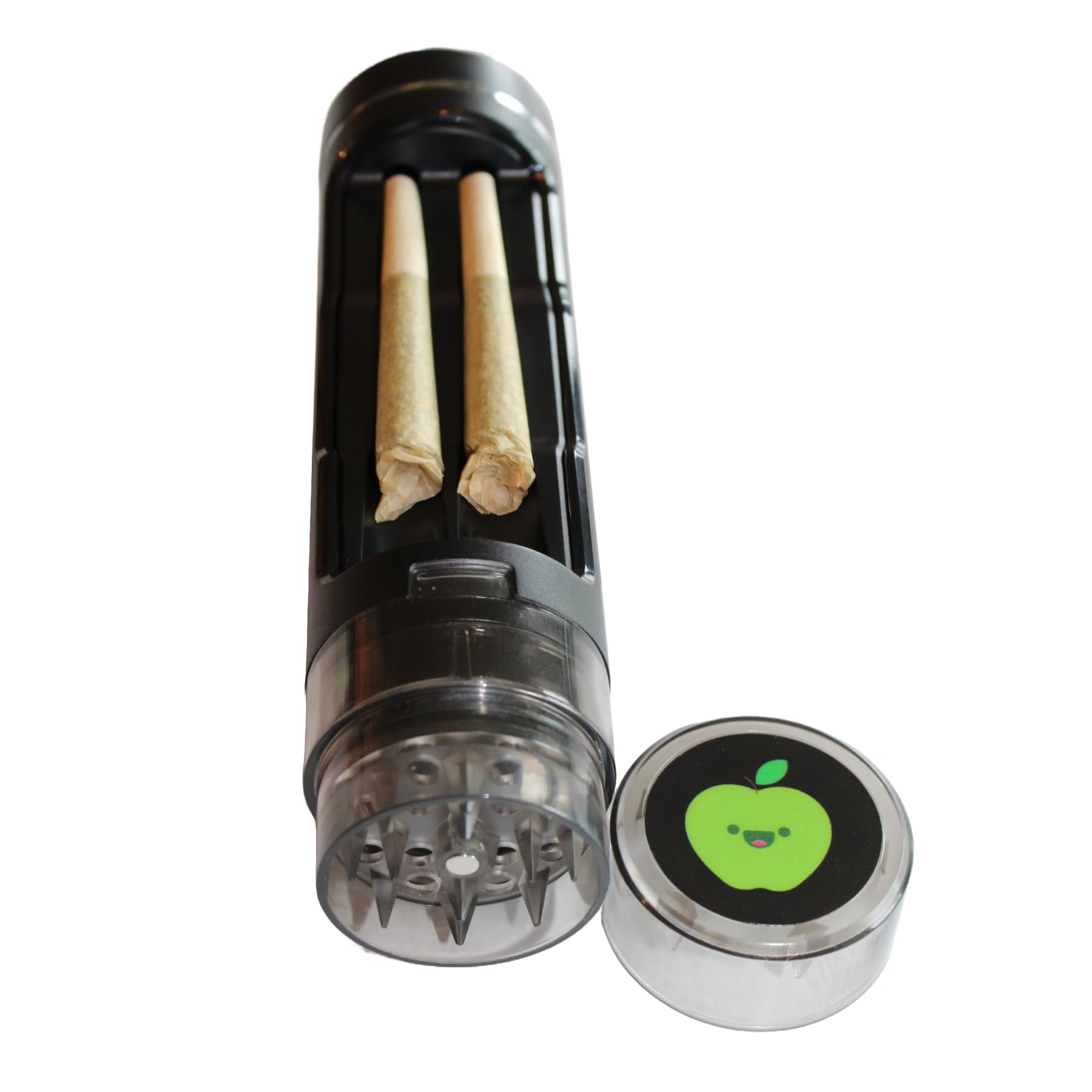 Handheld King Size Pre-roll RAW Cone Grinder and Holder Case | Built-in Grinder for Pre-rolled 84mm and 100mm RAW Cones | Great Buddy for Camping or Hiking | Compact Easy and Durable Roller