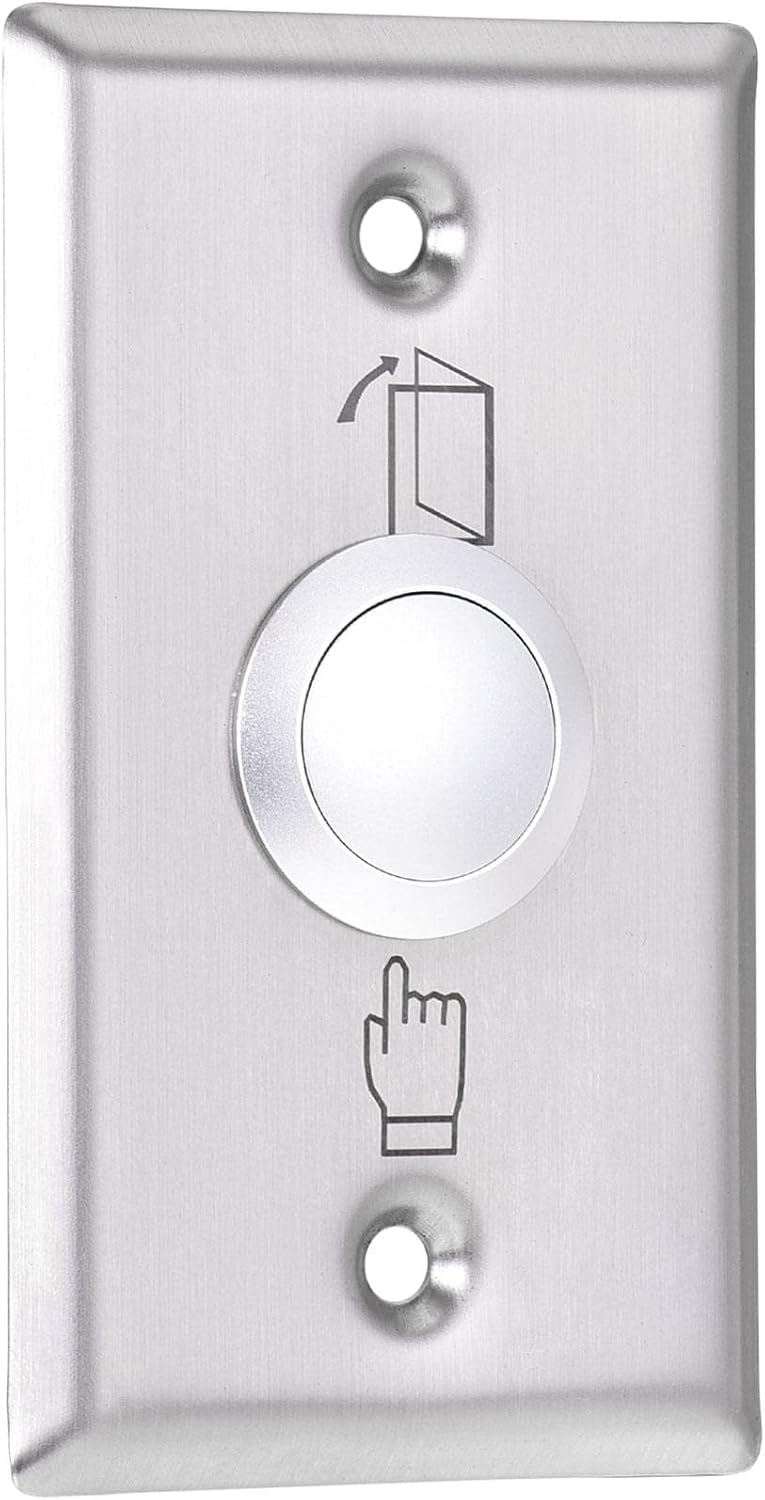 uxcell Push Button Switch Door Open Access Control Stainless Steel