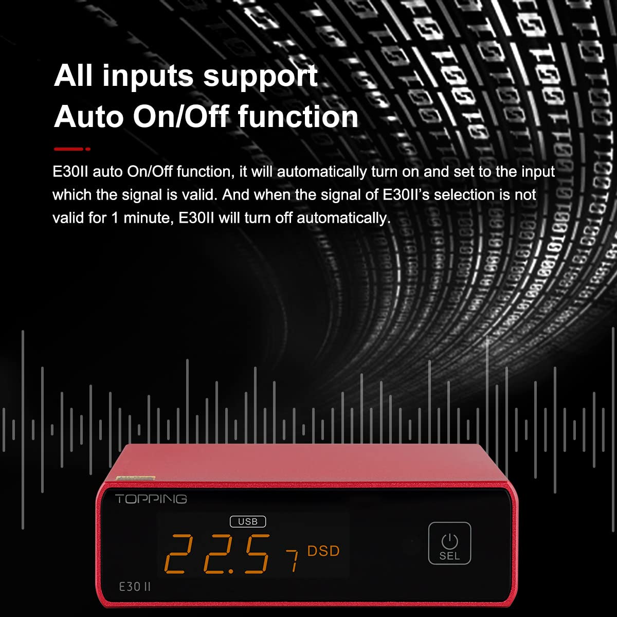 Topping E30II DAC USB Hi-Res (nero)