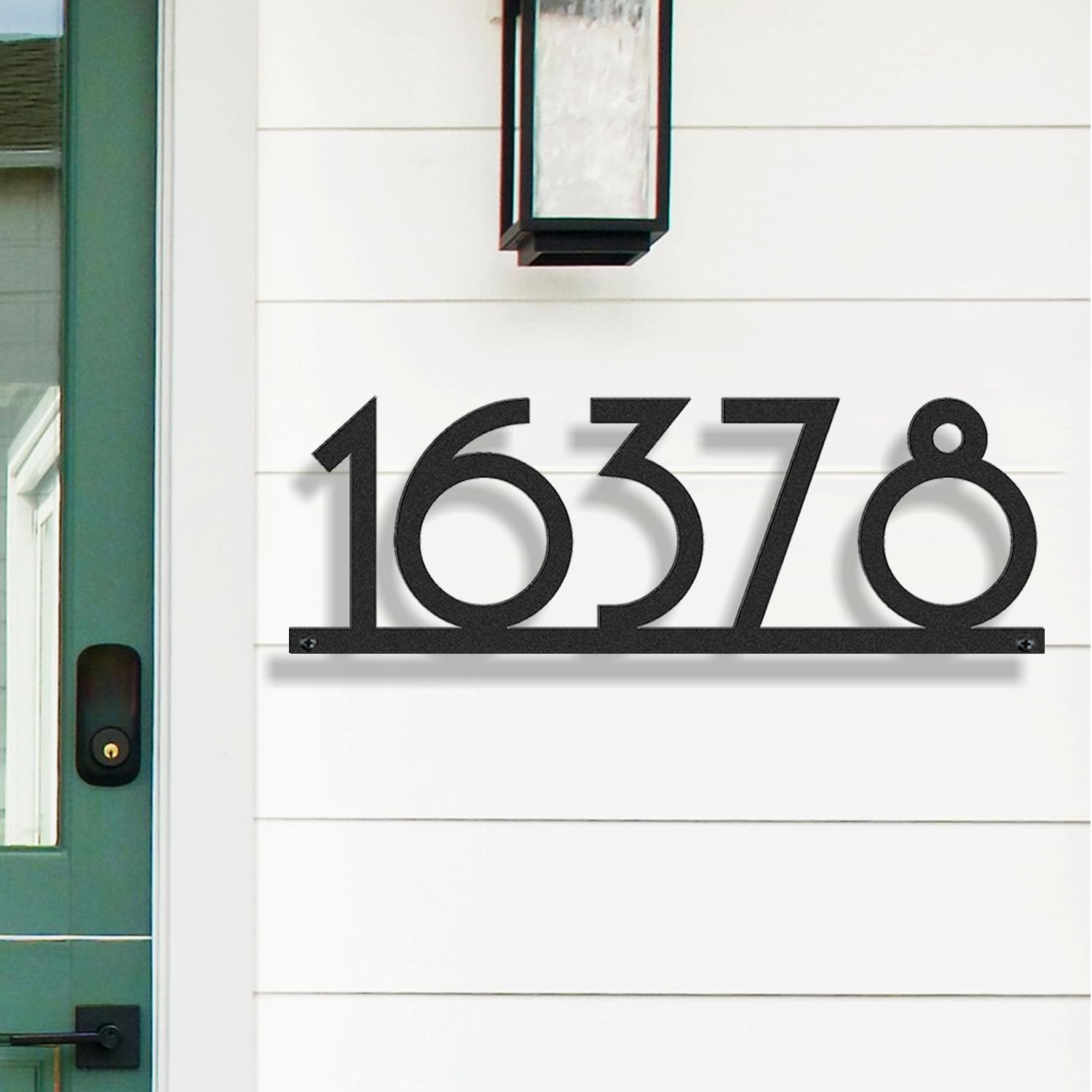 House Numbers for Outside - Address Numbers for House - Address Signs for Houses - Metal Modern House Numbers for Address on House