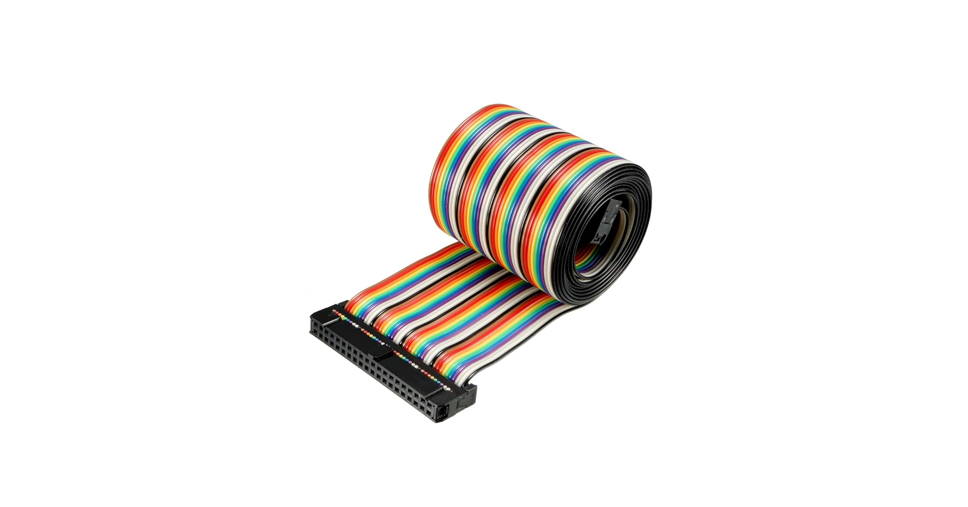 Amazon.co.jp: uxcell フラットリボンケーブル 長さ128cm 40ピン