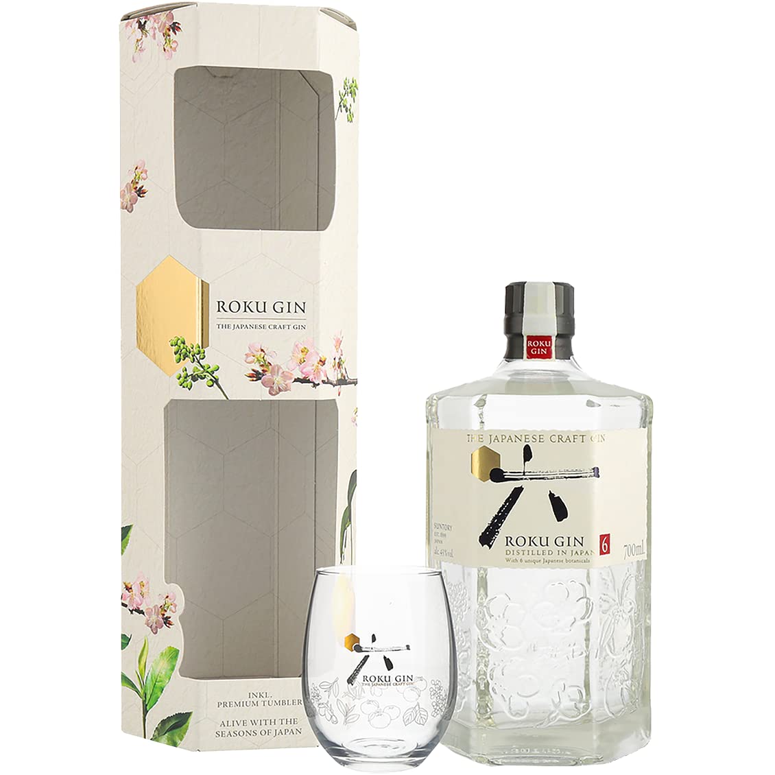 Roku Gin Geschenkbox incl.Glas