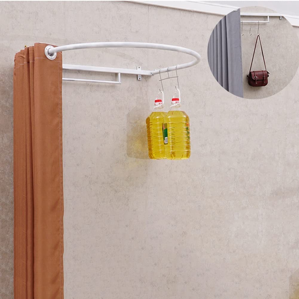 SHIJINHAO Clothing Store Fitting Room, Move The Track to Block The Dressing Changing Room, Simple Shade Movable Wardrobe for Underwear Shop, Large Shopping Mall (Color : Blue, Size : 85x85cm)