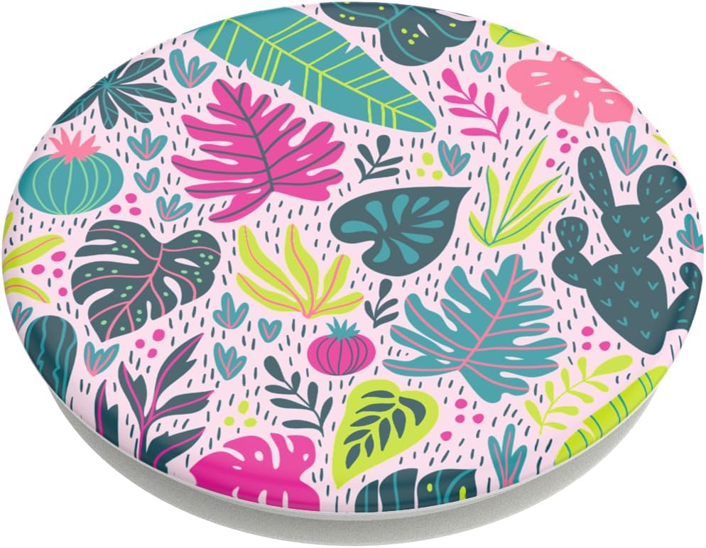 Miniatura 8 de PopSockets PopGrip con tapa intercambiable para teléfonos y tabletas (Leaf Me Alone)