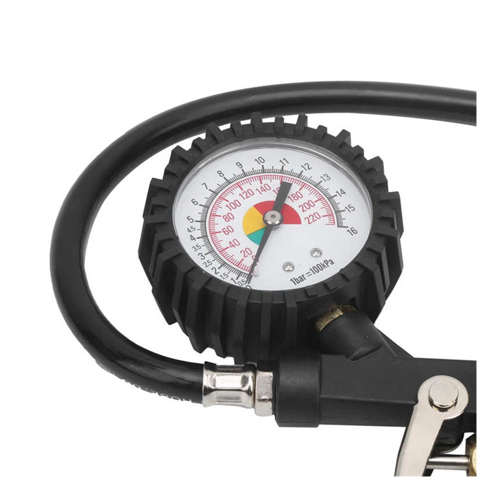 Manometro della Pressione dei Pneumatici Manometro Portatile della Pressione dei Pneumatici Piccola Lega di Alluminio Fit for Cars Fit for Bikes Fit for Carts Fit for Wagons