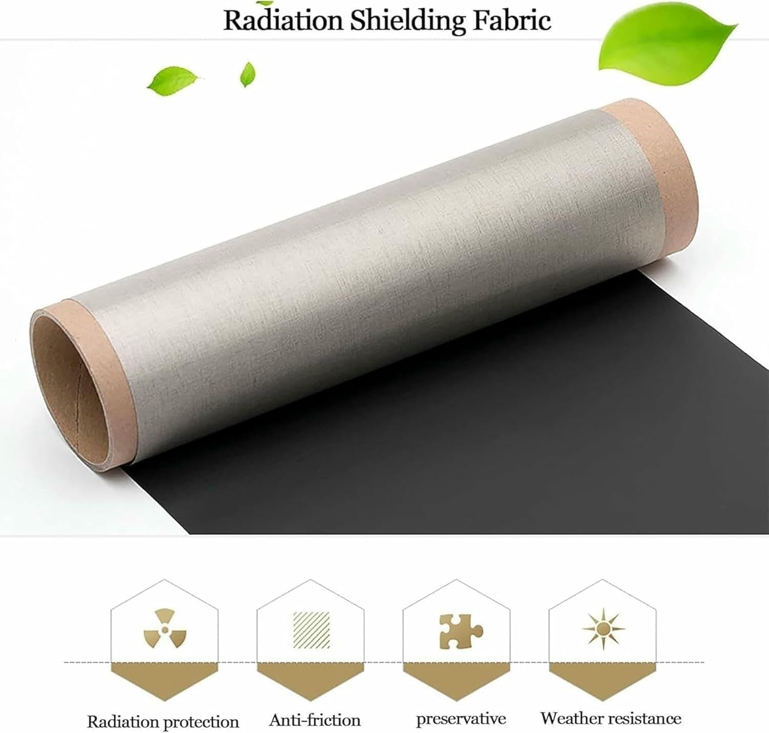 Faraday Fabric Radio Frequency Shielding Fabric Radiation Protection，EMF/RF/RFID Shielding Fabric Material Roll RFID Blocking Material~/