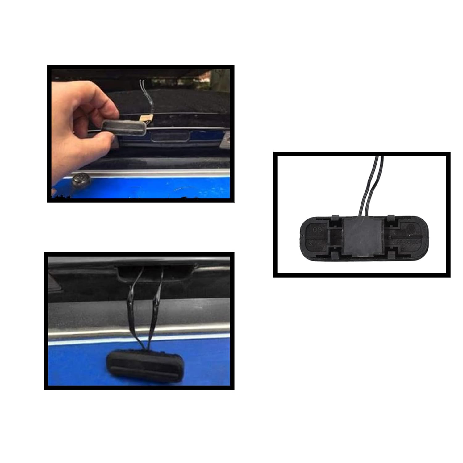 Trunk Release Switch Button Assembly with License Plate Lamp Replacement for 2009-2014 Cruze and 2012-2014 Orlando 95107229 95961097 95233776