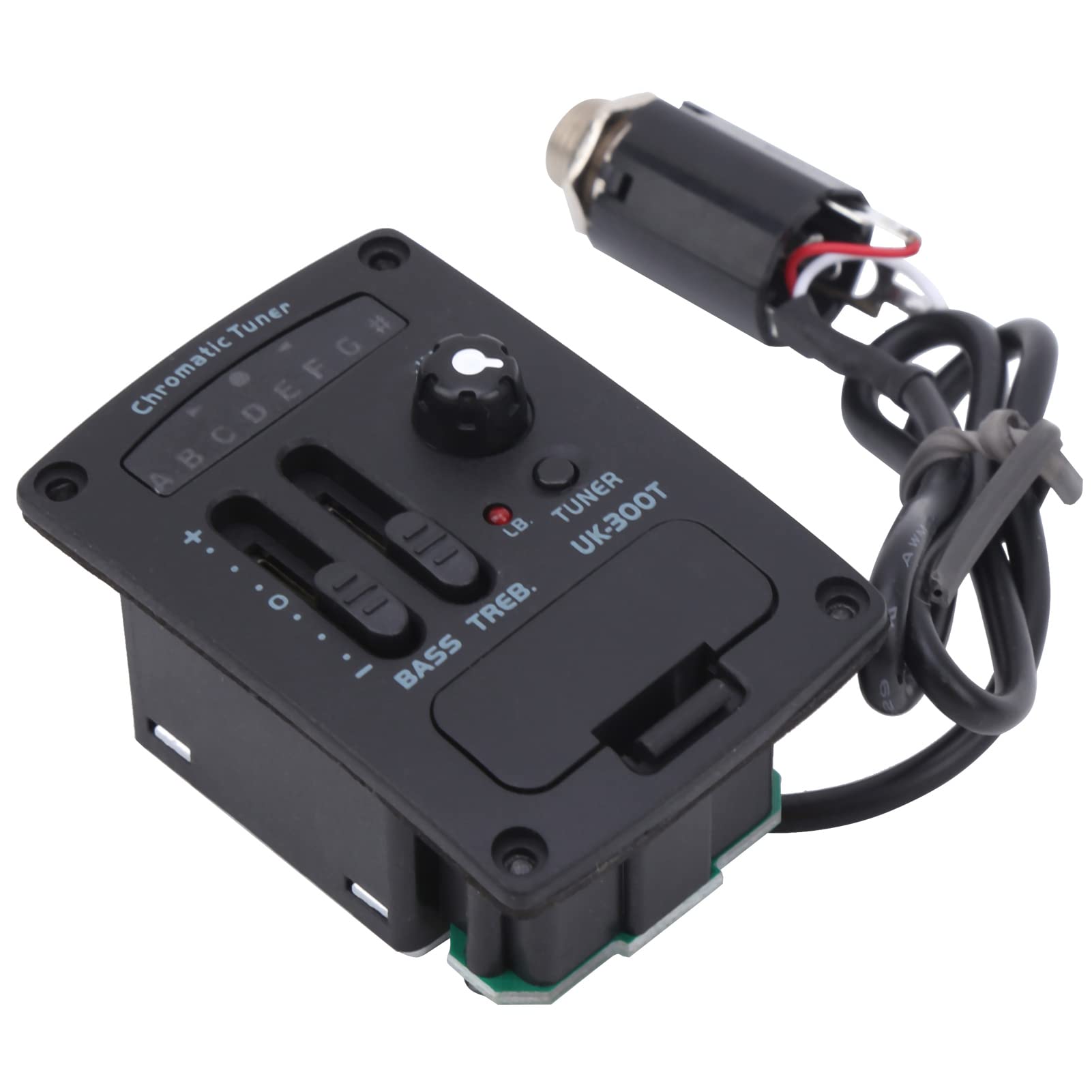 Ukulele Accessori, 2 Band EQ Amplificatore Equalizzatore Preamplificatore Pickup, for Ritiro, Pratica, In Registrazione