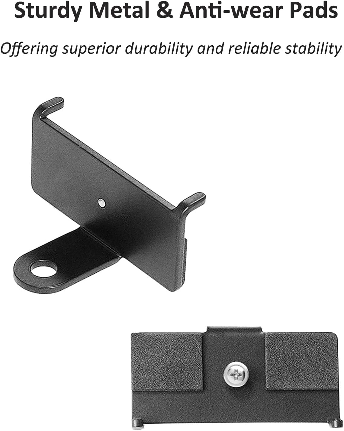 Wall Mount Brackets Compatible with Sony SA-RS5 Wireless Rear Speakers and Rear Amp Box, Metal Speaker Holder for Sony HT-S60 BRAVIA Theater System, Black