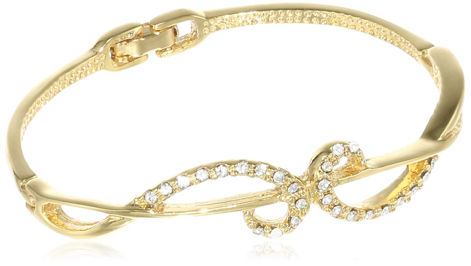 Estele 24 Kt Gold and Silver Plated Tendril Yin Yang Cuff bracelet (B08D86JNQM) Amazon Price History, Amazon Price Tracker