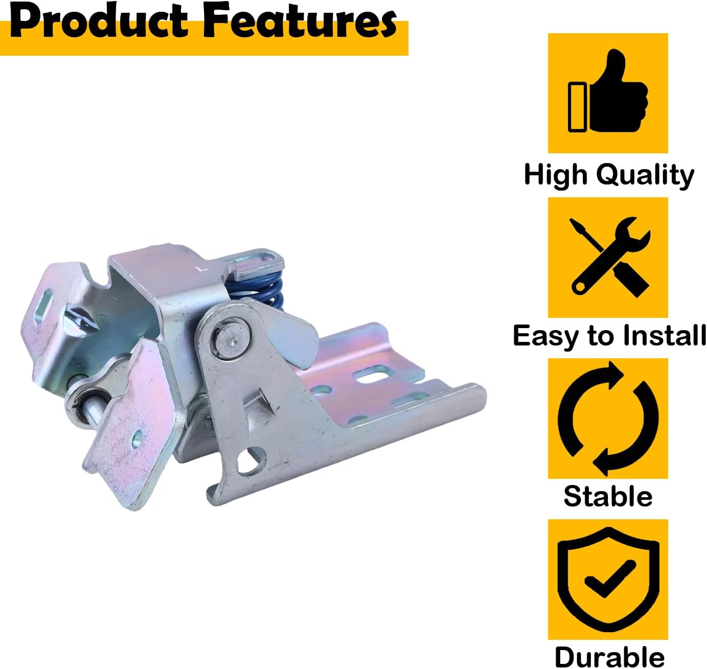 55256915AG Door Hinge Front Upper Left Driver Side Compatible with Dodge Dakota 1999-2004 Chrysler Aspen 2007-2009 Dodge Durango 2000-2009