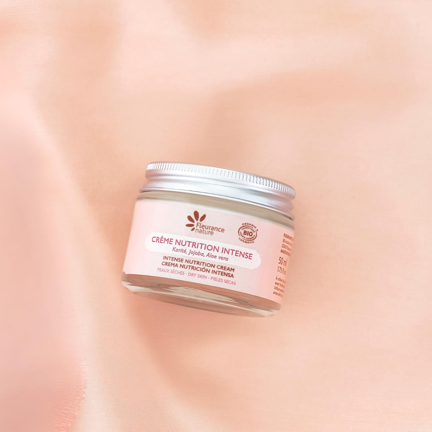 Fleurance Nature- Crème Nutrition Intense Bio- creme hydratante visage-50ml- soin visage femme bio- peau sèche- 21145 (2)