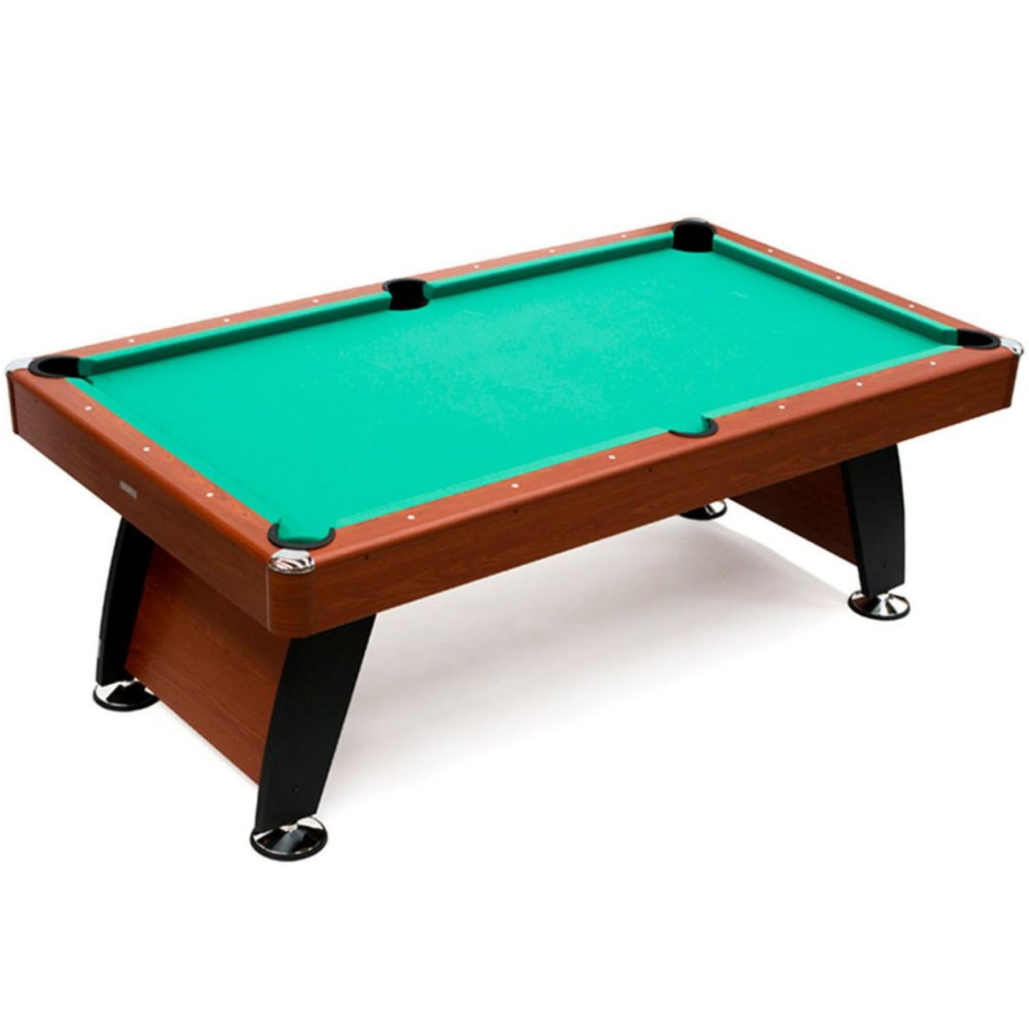 PL Ociotrends Mesa de Billar Semi Profesional Alejandría | Color Verde Clásico con Niveladores en Todas Las Patas | Incluye Juego Completo de Accesorios