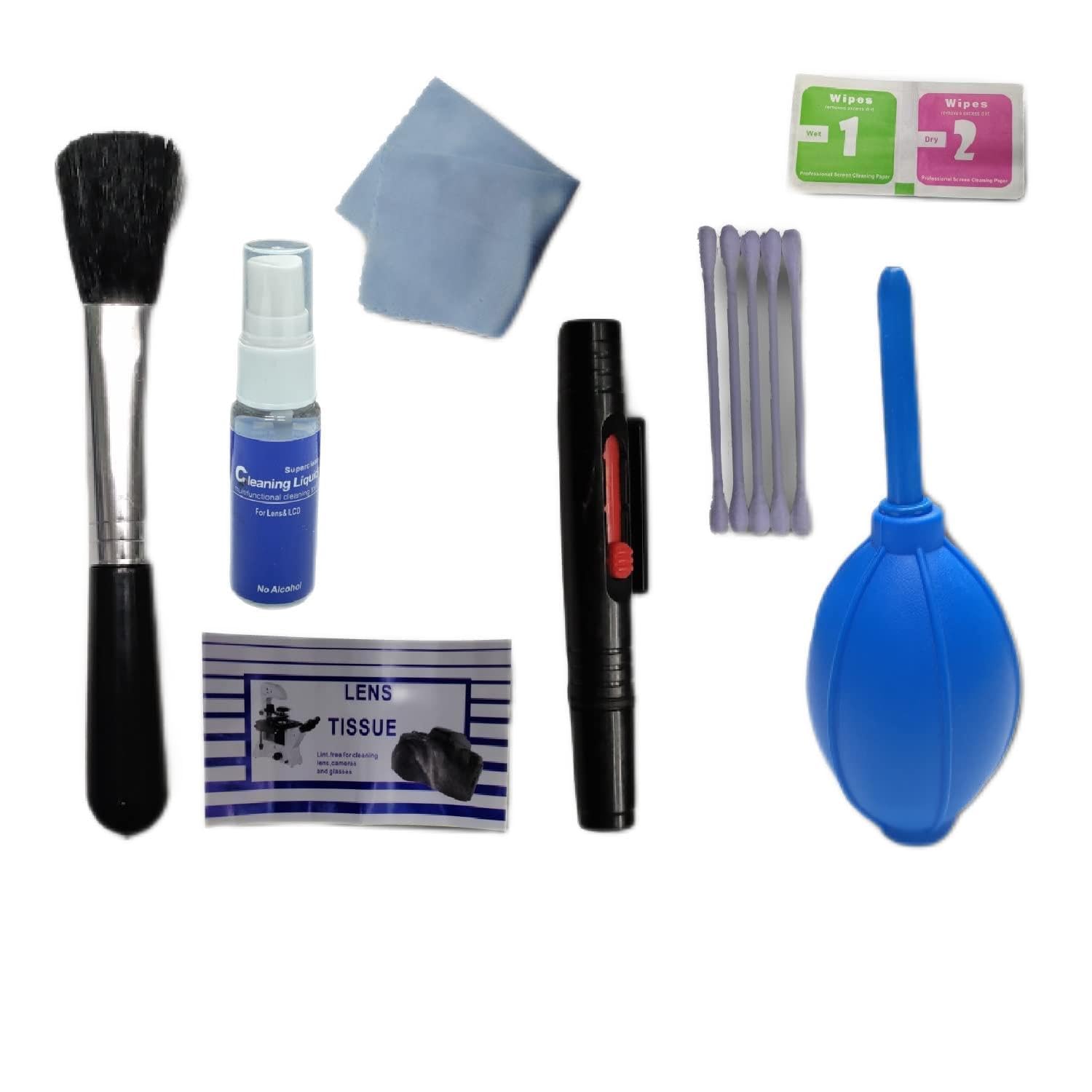 FotoCart 9-1 Cleaning Kit for Cameras, Lenses, Binoculars, LCD, Laptops, Desktops, Keyboards, etc (B09HWBTHBP) Amazon Price History, Amazon Price Tracker