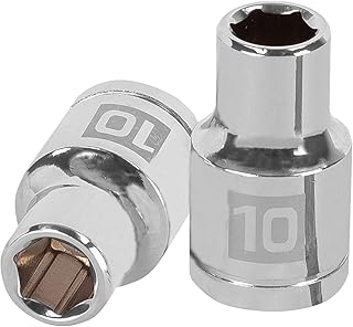 Truper 13260 / D-5410-M - 10 mm 6-Point Socket, 1/2