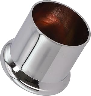 Mango de repuesto de tapa de ducha de cobre, interruptor de salida de agua electrochapado para accesorios de baño o cocina, elegante acabado plateado para uso doméstico, hotel o restaurante (A)