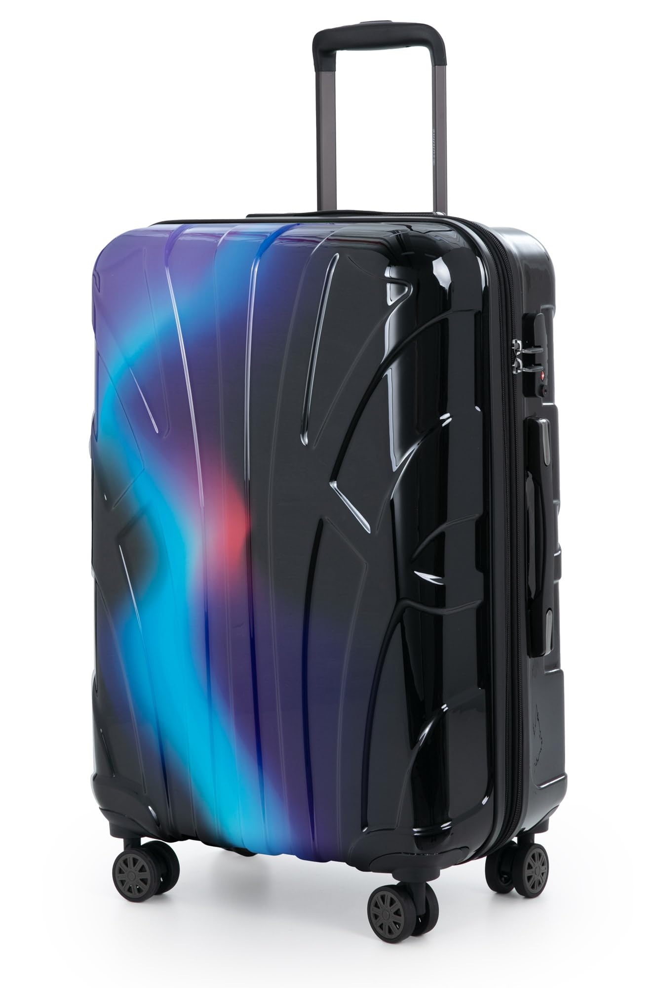 Suitline - Maleta de Mano rígida, Trolley 4 Ruedas, TSA, 55 cm, Aprox. 34 litros, 100% ABS Mate, Azul Oscuro — view 111