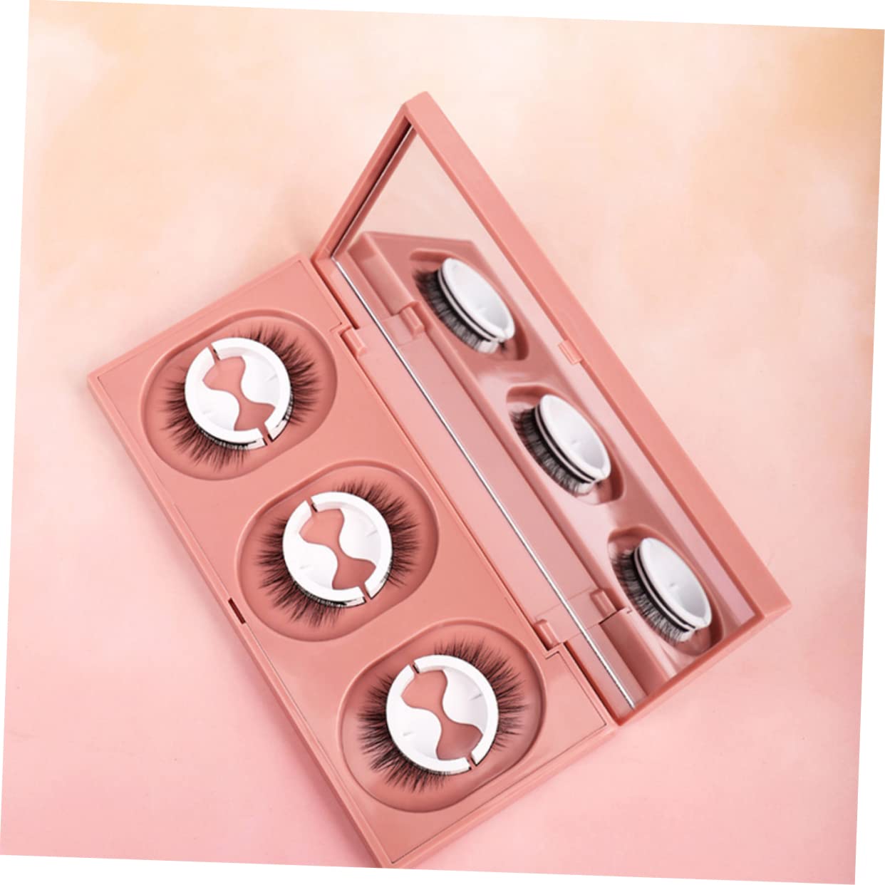 FRCOLOR 9pares of Self-adhesive Reusable Eyelashes for Women Natural Look False Eyelash Makeup Accessories