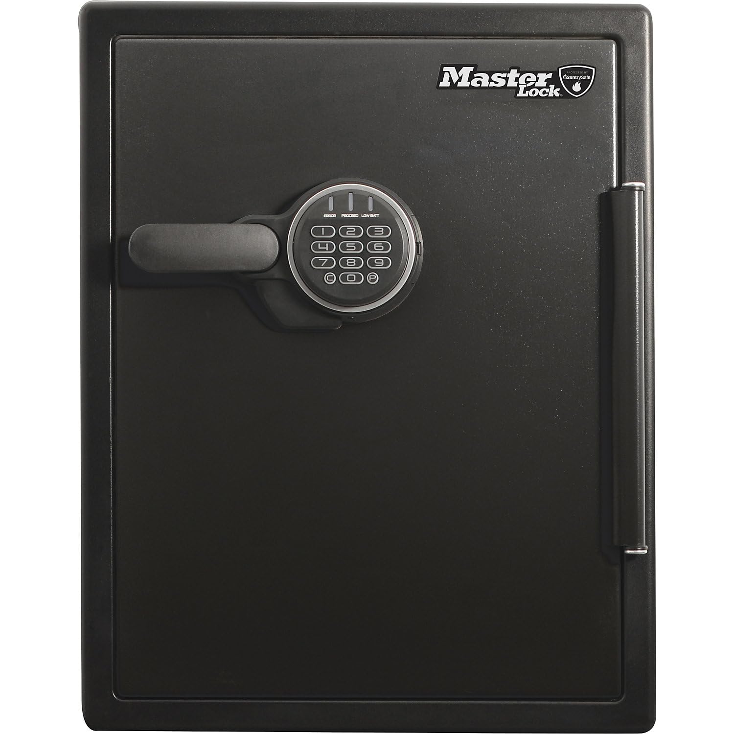 Masterlock Coffre-fort de sécurité avec combinaison numérique, taille XXL, étanche et ignifuge pendant 60 min, gris