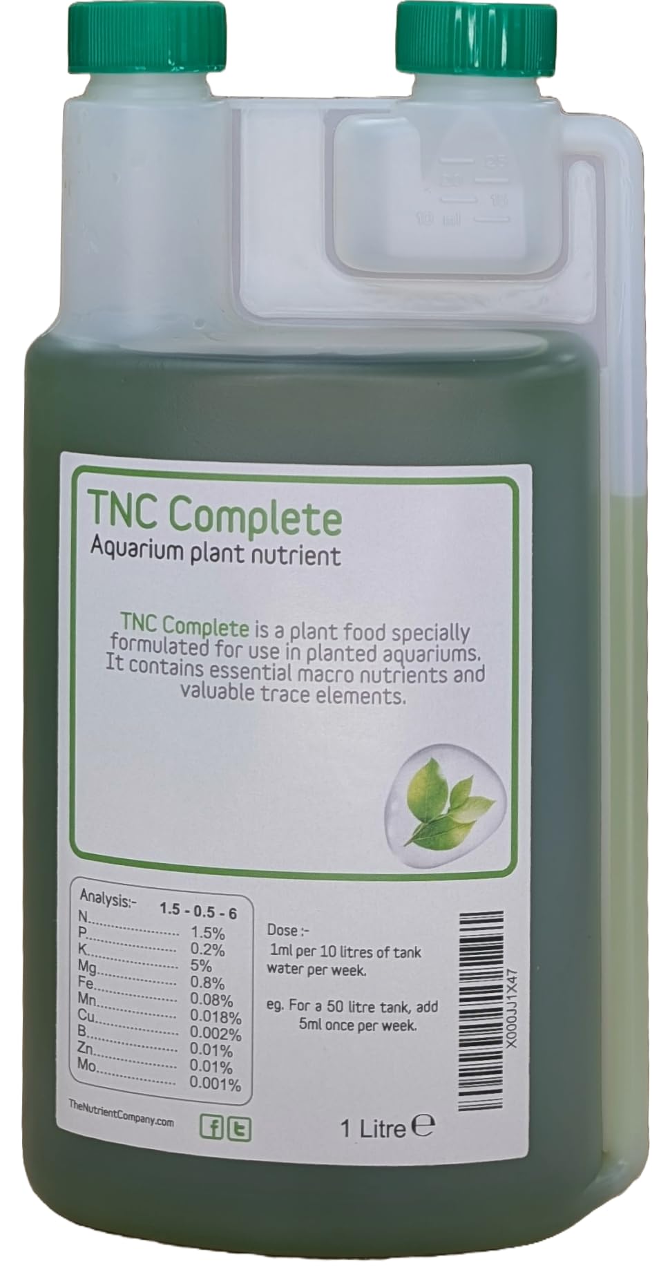 TNC Complete - Plant Fertilizer Aquarium/Aquatic Plant Food (1000ml)