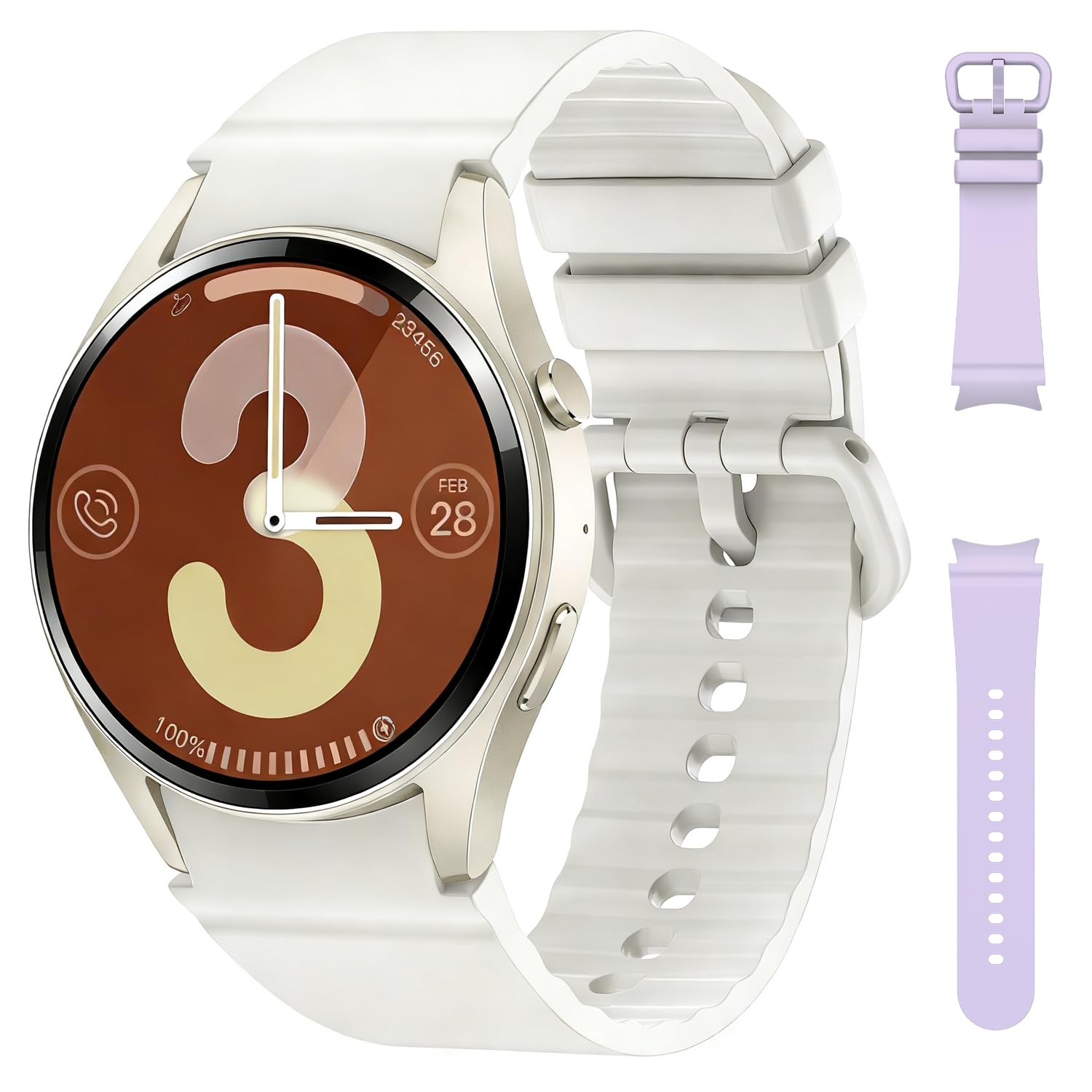 Smart Watches for Women/Men (Make/Answer Calls), Fitness Smart Watch with Heart Rate/SpO2/Sleep Monitor, Pedometer Tracker, 110+ Sport Modes Fitness Tracker Watch, Smartwatch for Android and iPhone