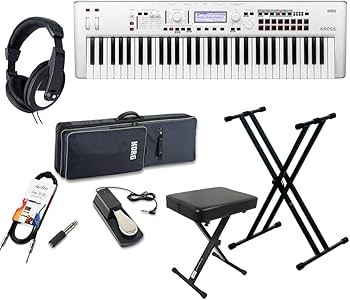 Amazon | KORG KROSS2-61-SC (ホワイト) バンド用キーボードならこれ