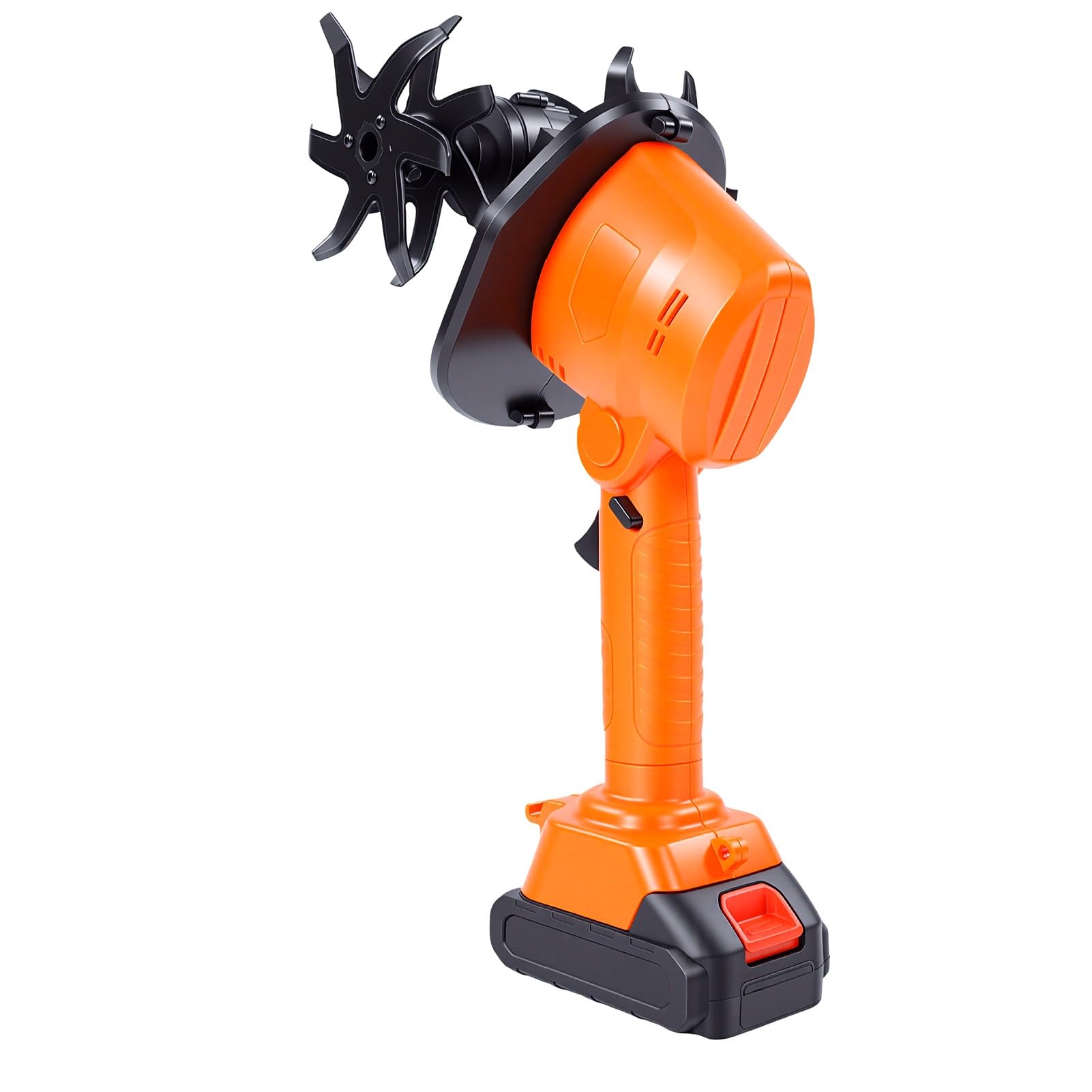 PUSOKEI Motocultor Eléctrico Inalámbrico 235 RPM 8000 MAh |Azada de Jardín Alimentada por Batería para Desherbar la Labranza en Jardines (Enchufe de la UE 100-240V)
