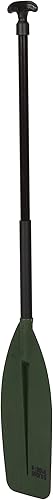 Miniatura 2 de Attwood 11759-1 Remo de canoa, aluminio y plástico, 4 pies de largo, hoja verde camuflaje, agarre ergonómico