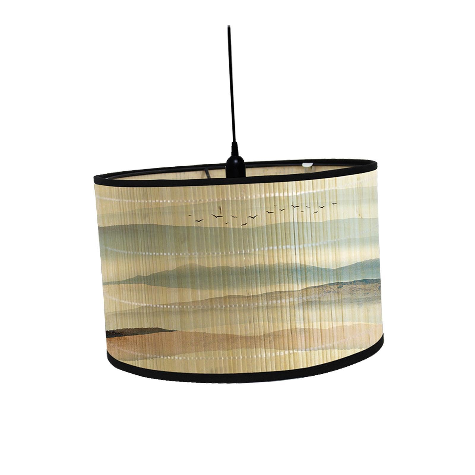 QUILSTM Chandelier Shades Drum Lamp Shade Replacement 12inch Style B
