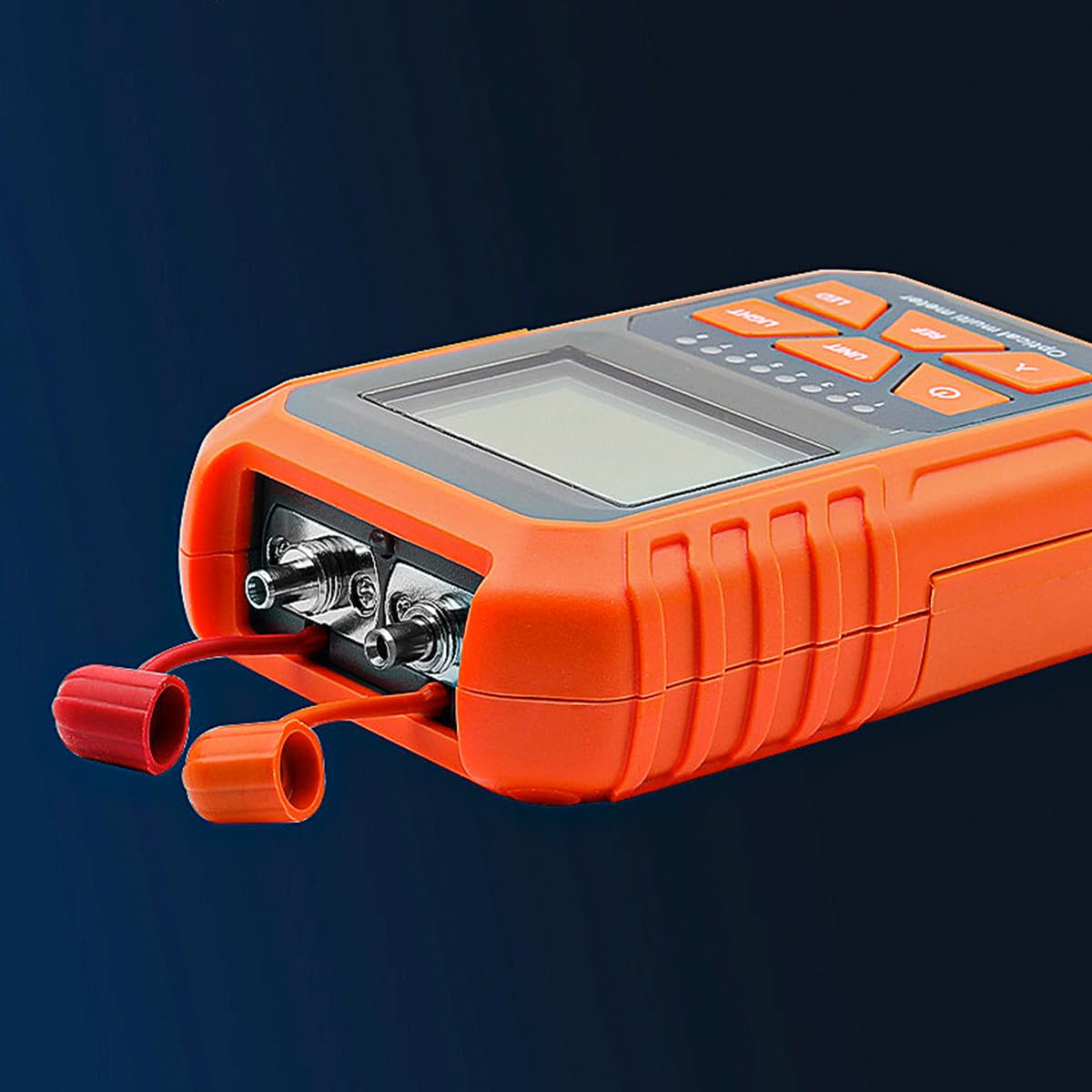 Namvo Tragbarer optischer Leistungsmesser mit 5 km rotem Licht -70 + 3 dBm Mini-optischer Leistungstester, Netzwerkkabeltester, tragbarer digitaler Lichtleistungsmesser
