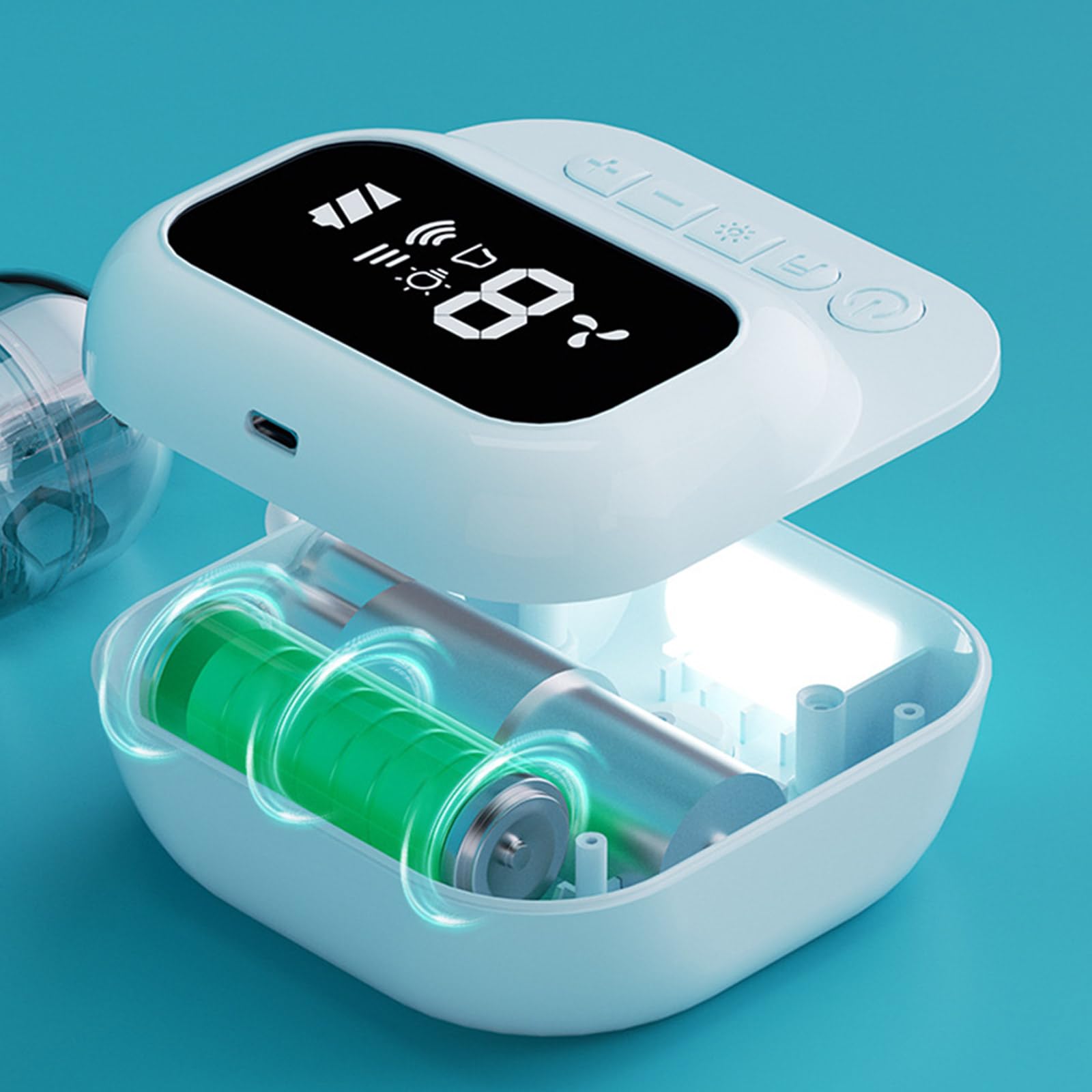 Aspiratore nasale elettrico per il bambino con 9 aspiratori ricaricabili naso Cleaner con punta Set per neonati e