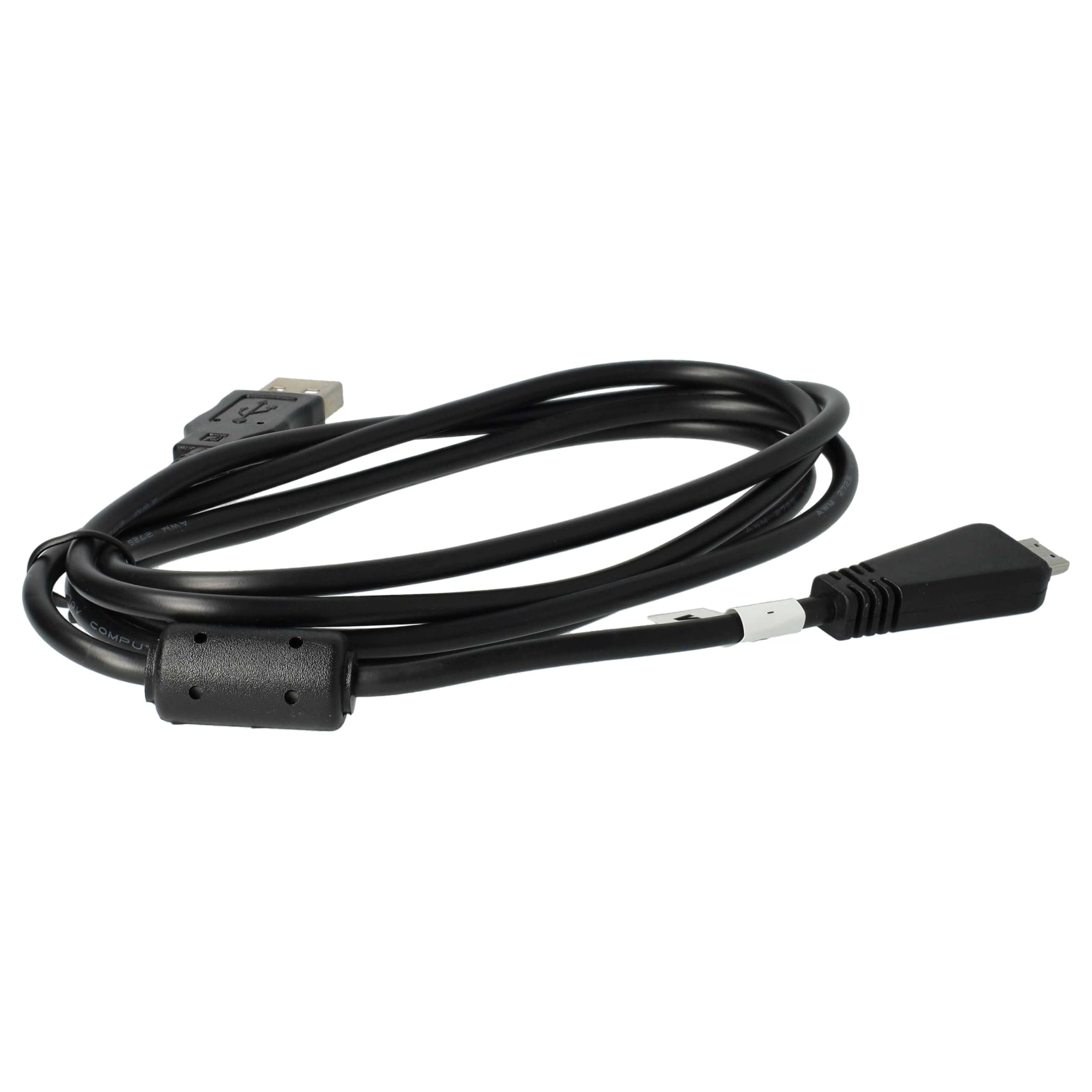 Vhbw USB-Datenkabel Für Sony Cybershot Kameras – 150 Cm, Schwarz, Kompatibel Mit DSC-HX100, H70, TX10 Uvm.