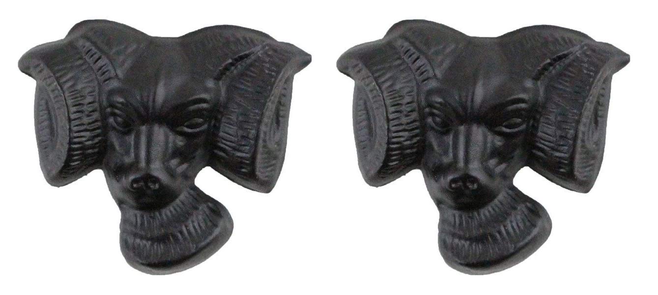 Rams Head Norwich Black Metal US Army Unit Crest (Military Issued)-Veteran Owned Business