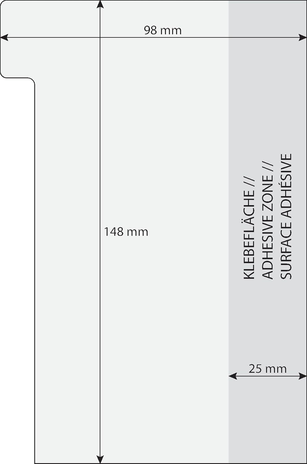 SIGEL HN205 Tab Markers Notes, Paper, 6 Colors, 42 Sheets, 9,8 x 14,8 cm
