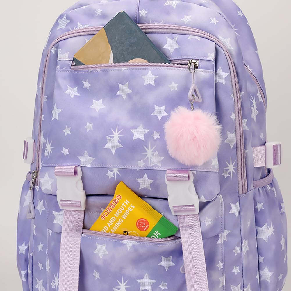 K-POP Sac à Dos pour Filles 15,6 Pouces Ordinateur Portable Décontracté