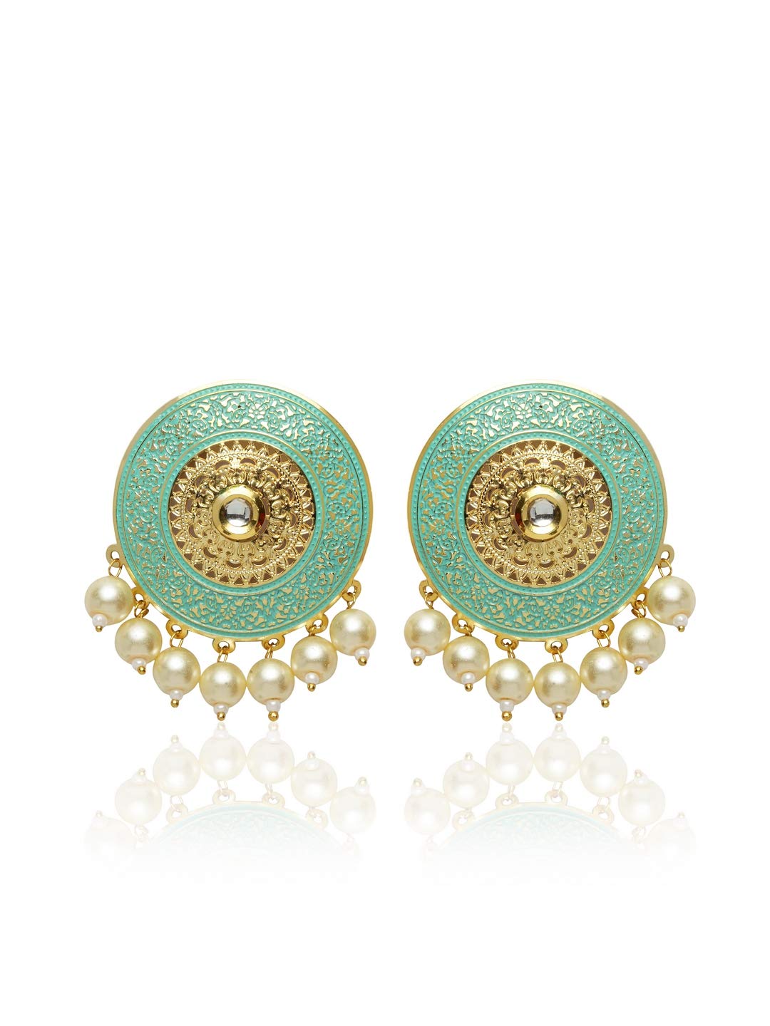 See full amazon price history chart for PANASH Copper Gold-Toned and Sea Green Circular Studs for Womens and Girls PANASH Copper Gold-Toned and Sea Green Circular Studs for Womens and Girls (B08KWKD6YW) Amazon Price History, Amazon Price Tracker