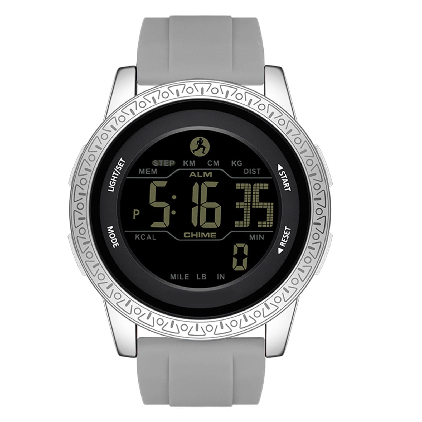 Changor Orologio Sportivo Impermeabile 50M per attività all'aperto (#3) | Display FSTN, design leggero, cinturino in silicone, cassa in lega di zinco, batteria a lunga durata