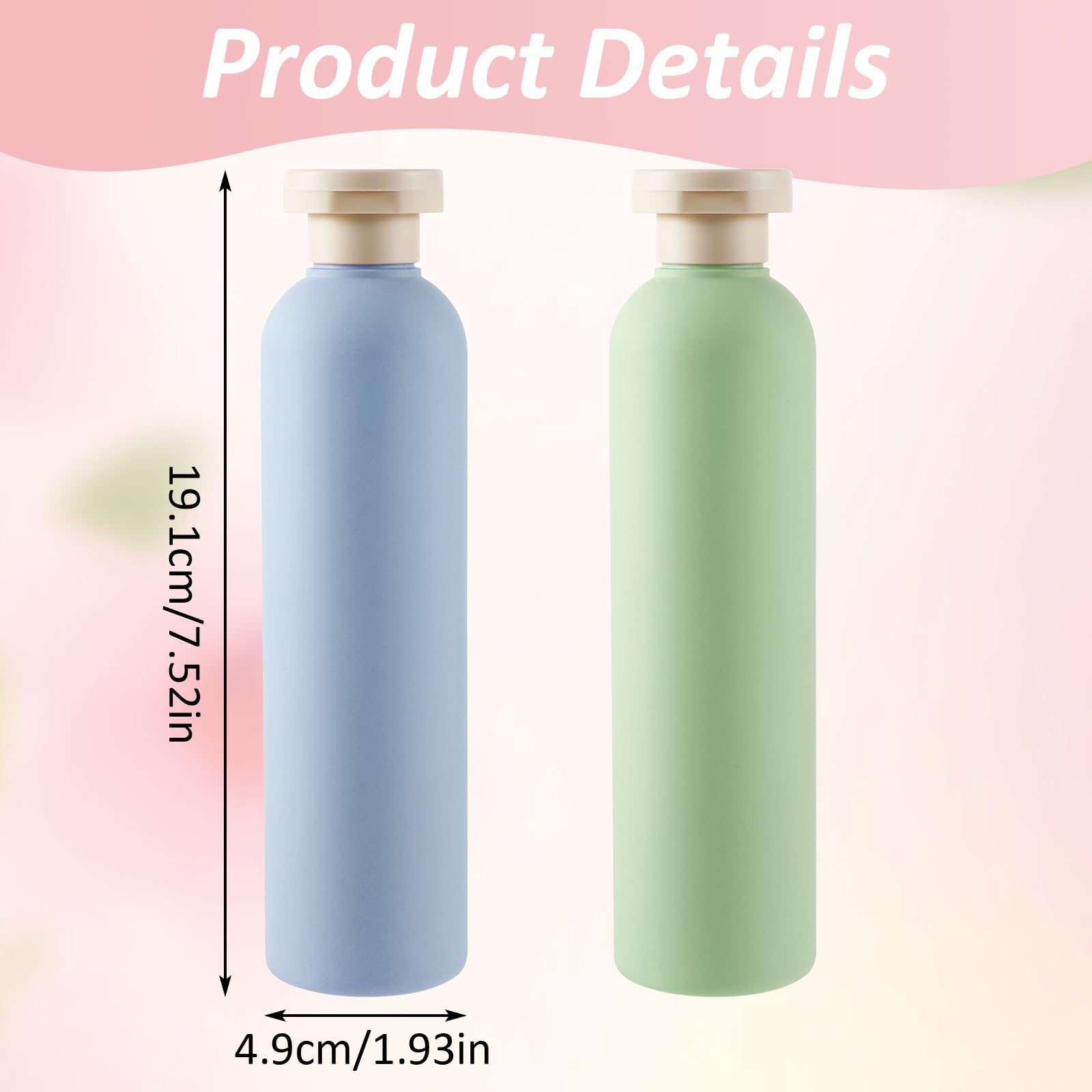 Molain 2Packs Large 260ml Squeeze Bottles - Image 4