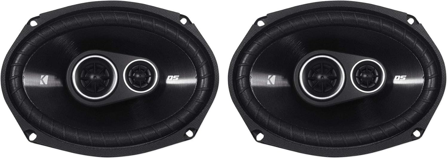 (2) Kicker 43DSC69304 DSC6930 6x9 360w 3-Way Car Speakers+(2) Enclosures DS693