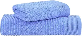 Jogo de Toalhas Buddemeyer Maya Extra Soft Banho Azul 2 peças