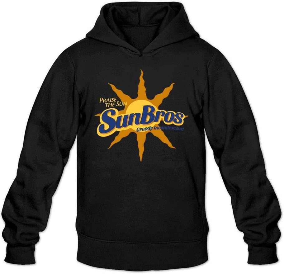 Nesoul Men's Dark Souls 2 Sunbro Praise The Sun Sweater Hoody Black XXL