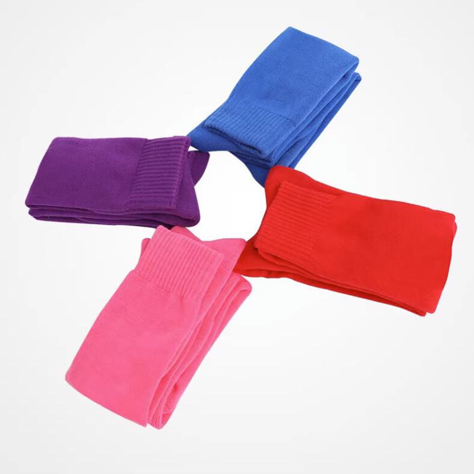 Fechtsocken Fechtstrümpfe Hohe Lange Sportsocken Schweißabsorbierend Atmungsaktiv Dehnbar Tragbar (Dicke : Purple, Size : XL)