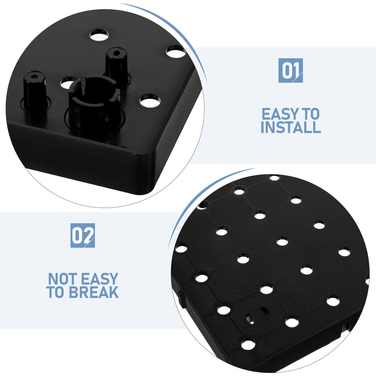 Organizador de Cocina de Pared Tablero de Clavijas Abs, Diseño sin Taladro, 4 Piezas para Almacenamiento Fuerte y Orden en Espacios Pequeños