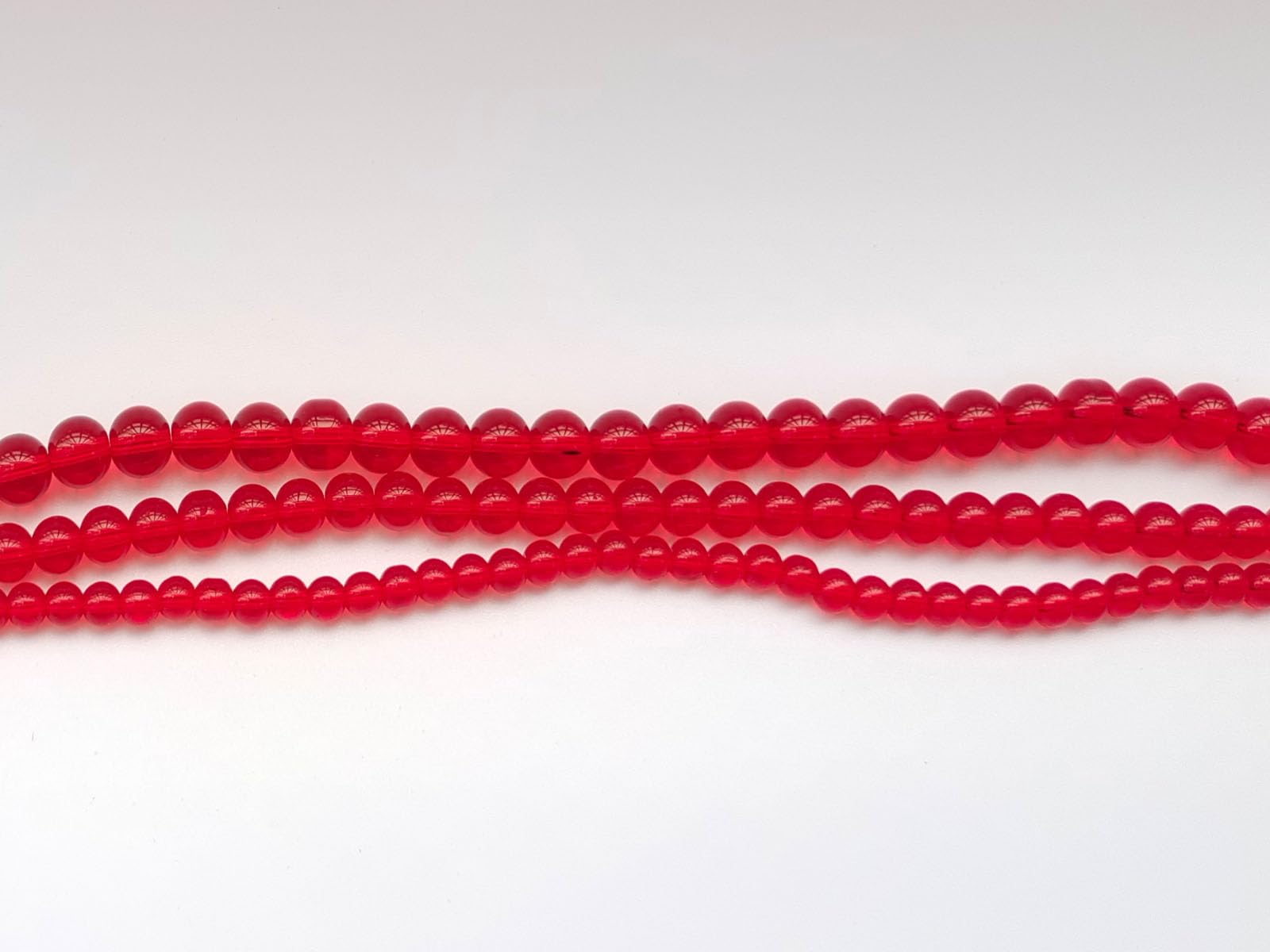 50 pezzi da 10mm Perline in vetro screpolato a due colori sfumati