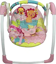 Cadeira Automática Com Timer Leão, Mastela, Rosa, Médio